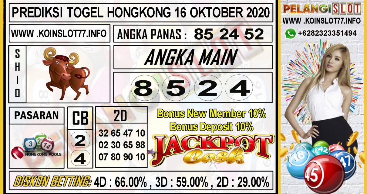 PREDIKSI TOGEL HONGKONG 16 OKTOBER 2020