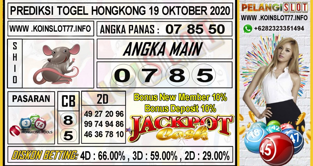 PREDIKSI TOGEL HONGKONG 19 OKTOBER 2020