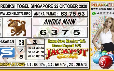 PREDIKSI TOGEL SINGAPORE 22 OKTOBER 2020