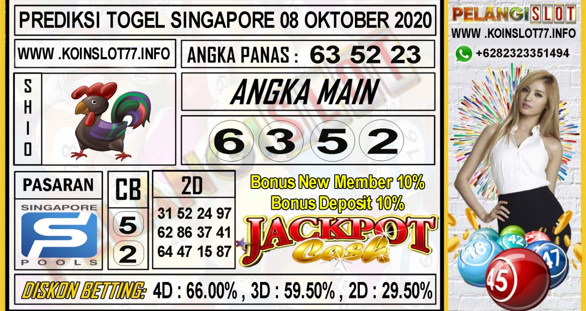 PREDIKSI TOGEL SINGAPORE 08 OKTOBER 2020