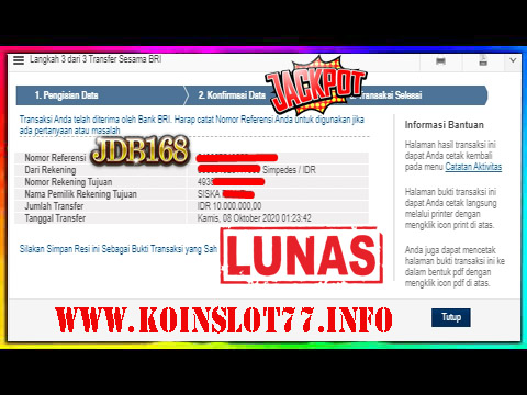 Member PelangiSlot Jackpot JDB 08 OKTOBER 2020