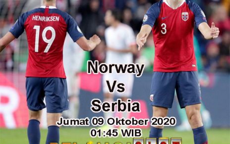 Prediksi Norwegia Vs Serbia 09 Oktober 2020