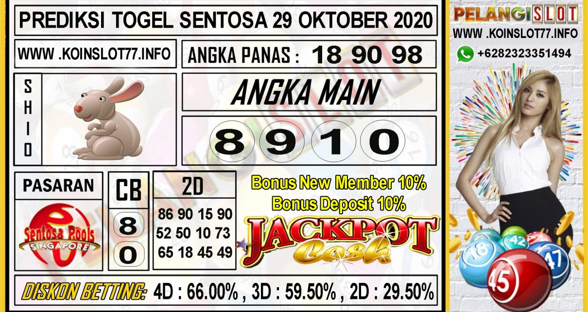 PREDIKSI TOGEL SENTOSA 29 OKTOBER 2020