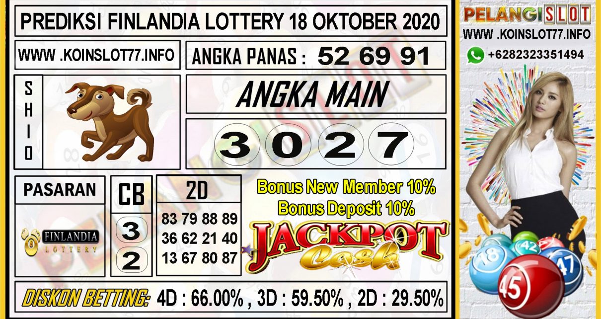 PREDIKSI FINLANDIA LOTTERY 18 OKTOBER 2020