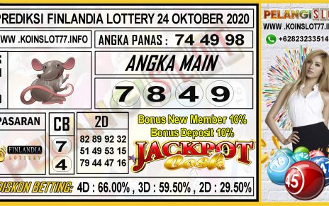 PREDIKSI FINLANDIA LOTTERY 24 OKTOBER 2020