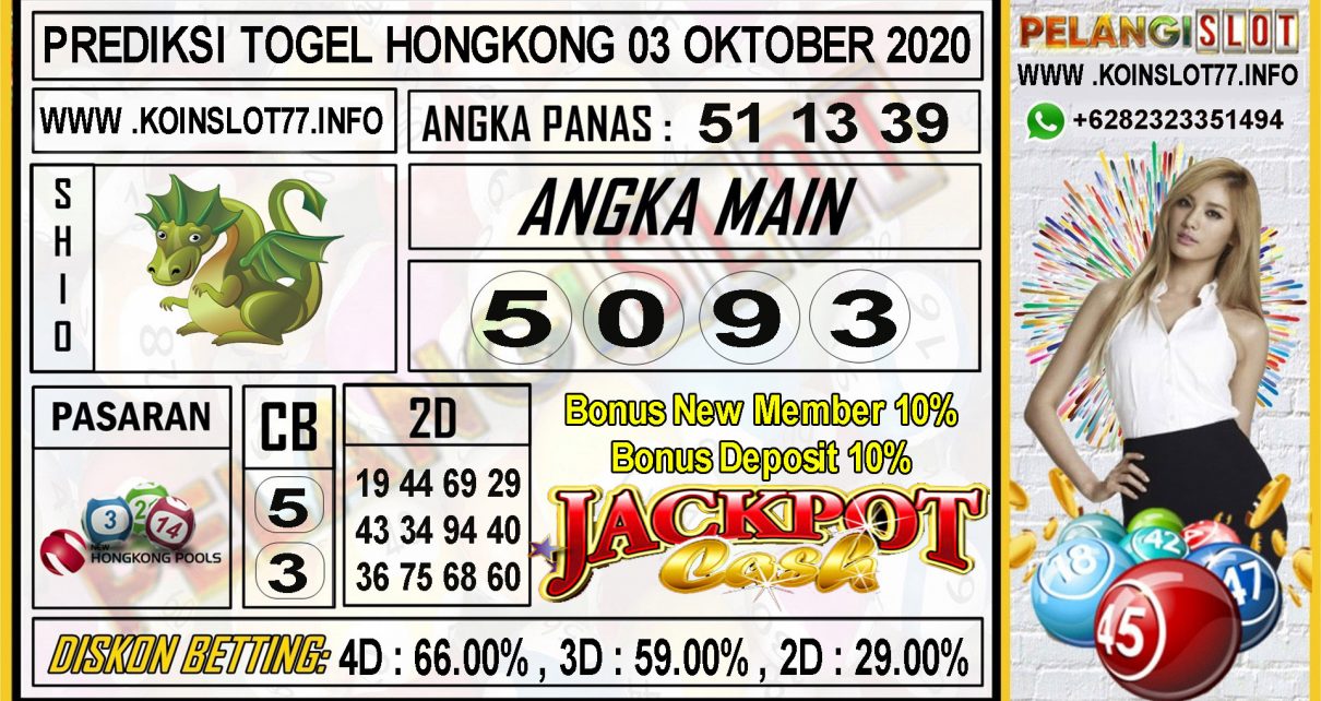 PREDIKSI TOGEL HONGKONG 03 OKTOBER 2020