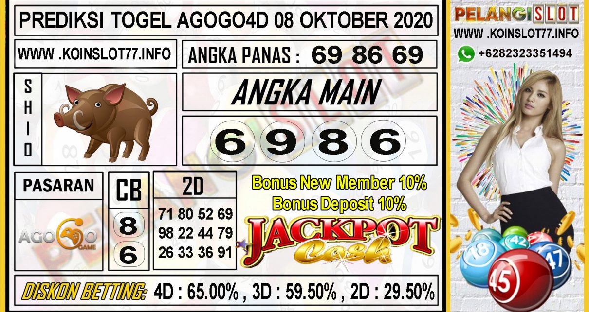 PREDIKSI TOGEL AGOGO4D 08 OKTOBER 2020