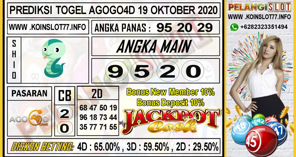 PREDIKSI TOGEL AGOGO4D 19 OKTOBER 2020