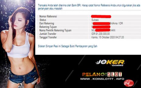 Member PelangiSlot Jackpot TOGEL JOKER SLOT 15 OKTOBER 2020