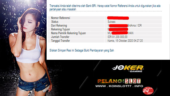 Member PelangiSlot Jackpot TOGEL JOKER SLOT 15 OKTOBER 2020