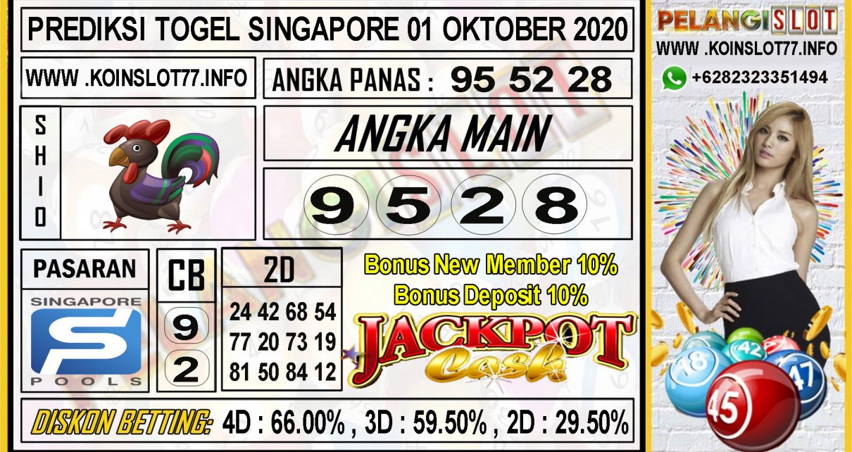 PREDIKSI TOGEL SINGAPORE 01 OKTOBER 2020