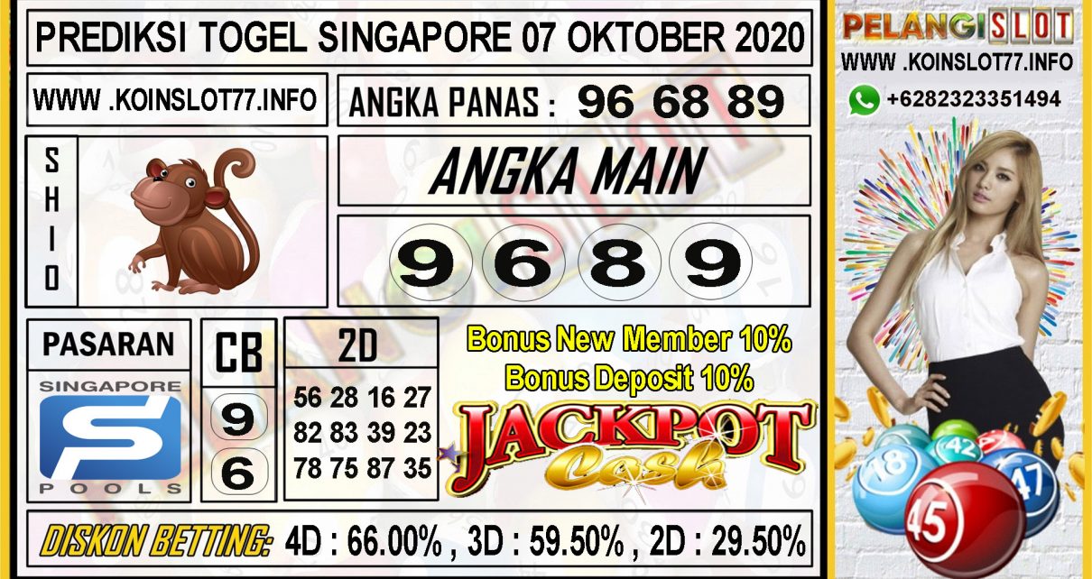 PREDIKSI TOGEL SINGAPORE 07 OKTOBER 2020