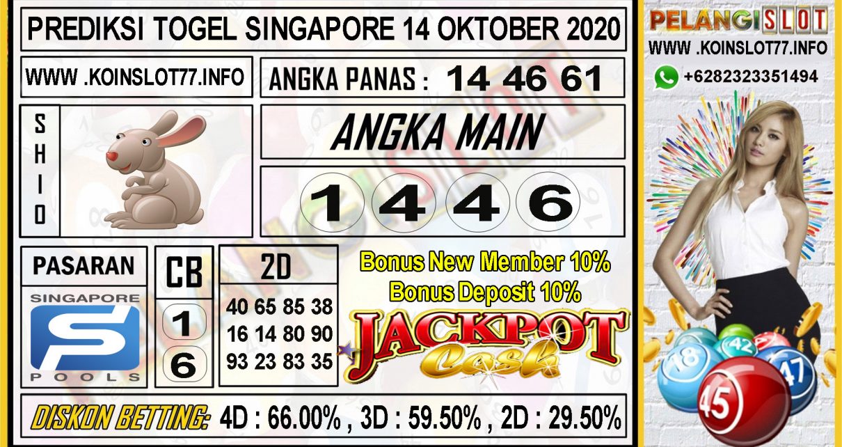 PREDIKSI TOGEL SINGAPORE 14 OKTOBER 2020