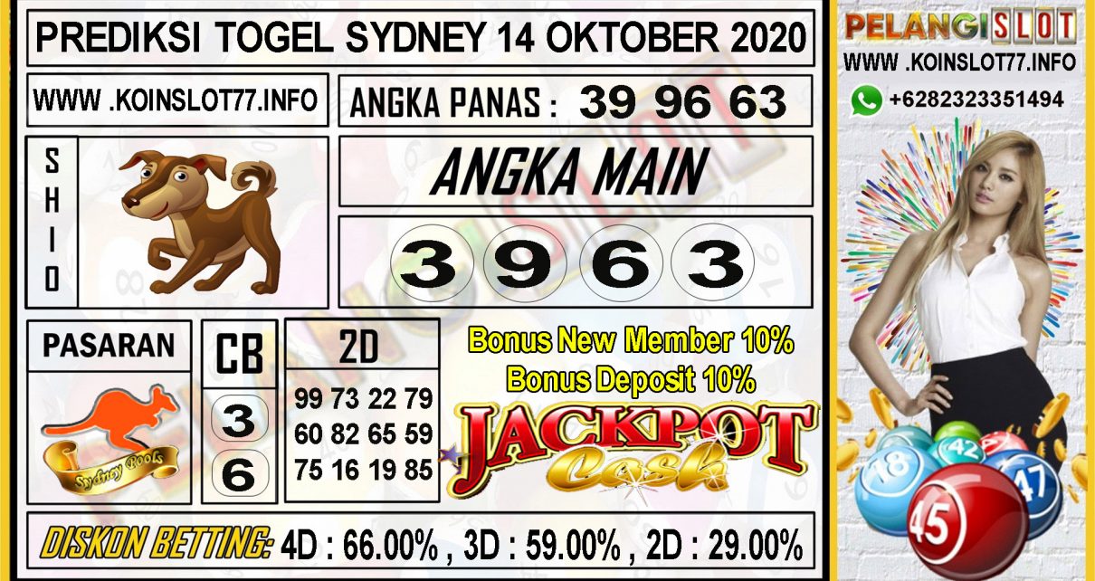 PREDIKSI TOGEL SYDNEY 14 OKTOBER 2020