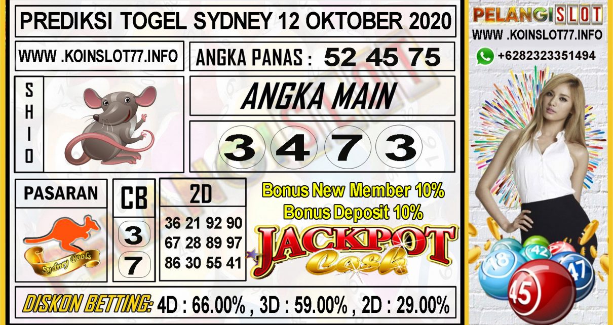 PREDIKSI TOGEL SYDNEY 12 OKTOBER 2020