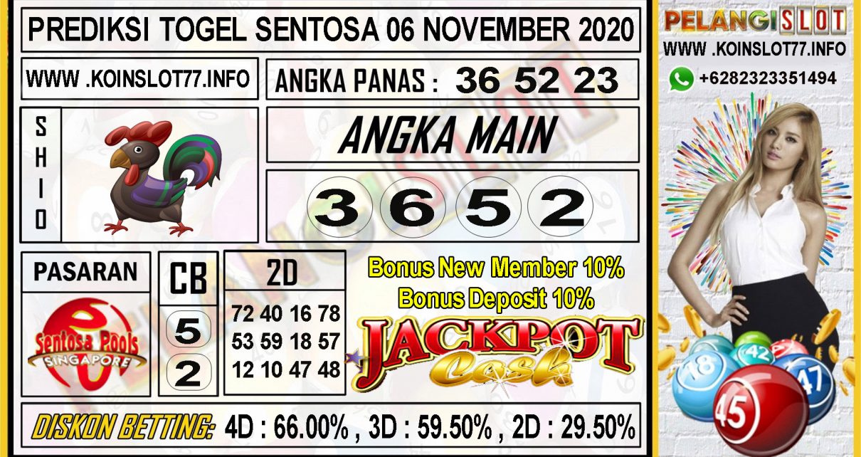 PREDIKSI TOGEL SENTOSA 06 NOVEMBER 2020