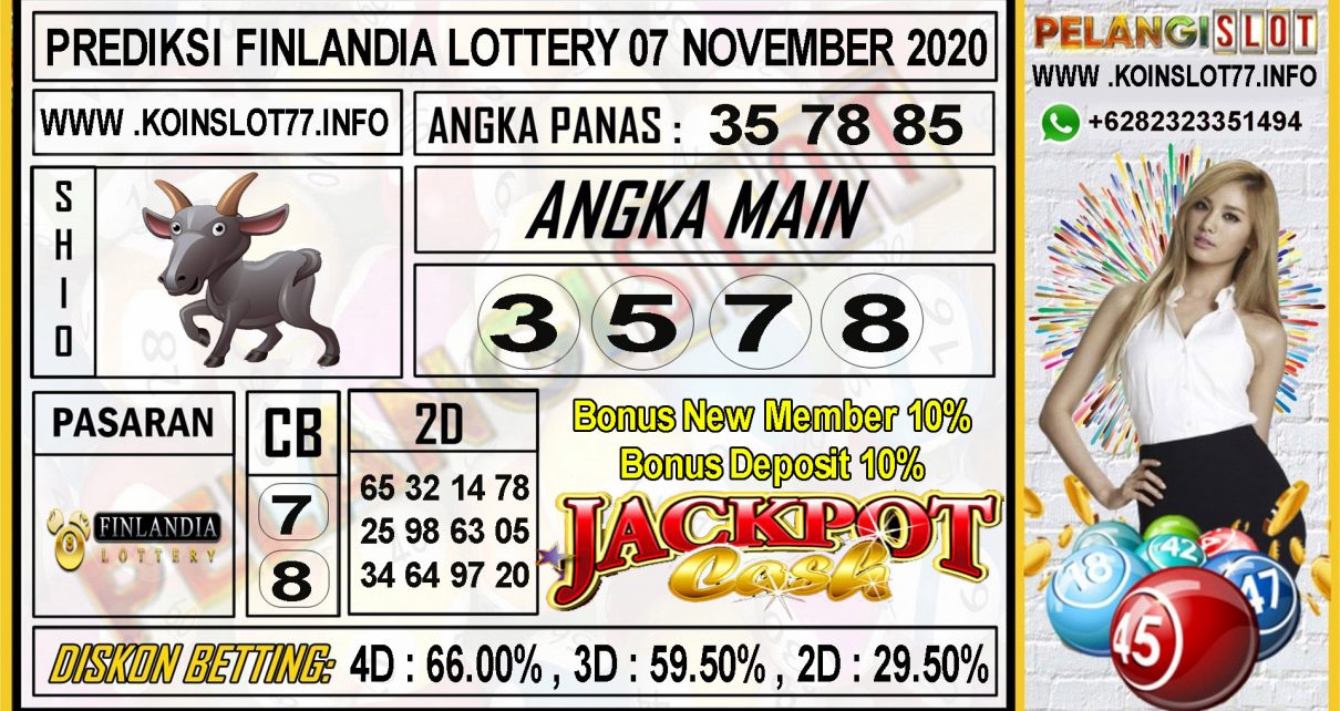 PREDIKSI FINLANDIA LOTTERY 07 NOVEMBER 2020