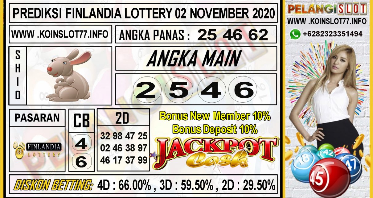 PREDIKSI FINLANDIA LOTTERY 02 november 2020