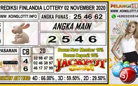 PREDIKSI FINLANDIA LOTTERY 02 november 2020