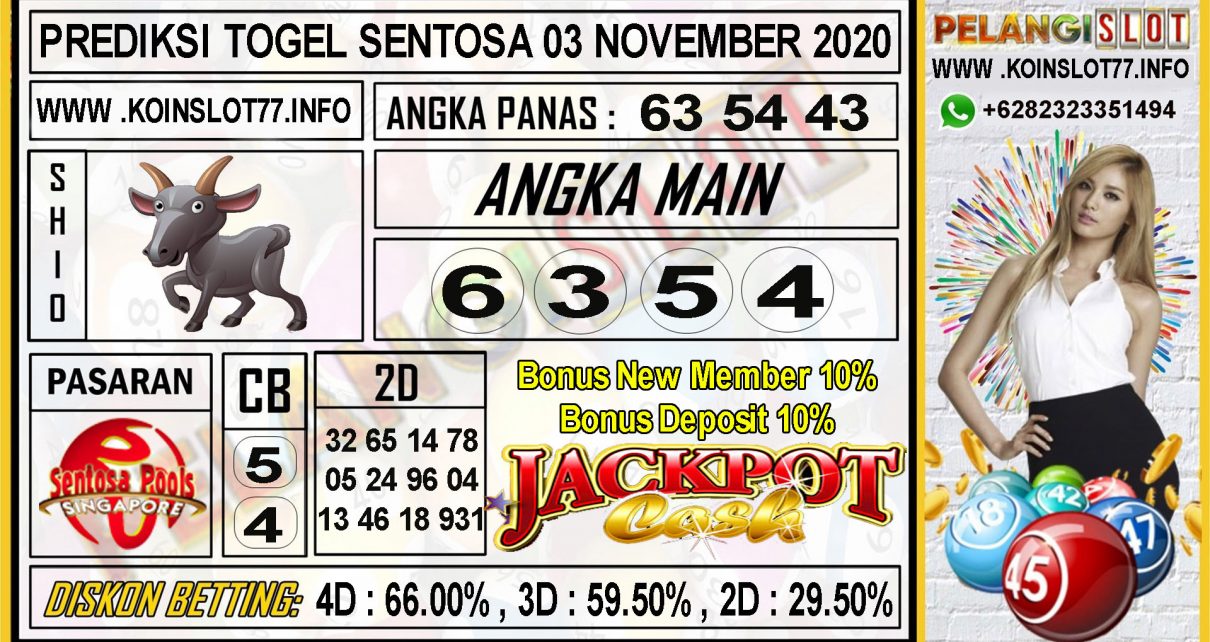 PREDIKSI TOGEL SENTOSA 03 NOVEMBER 2020