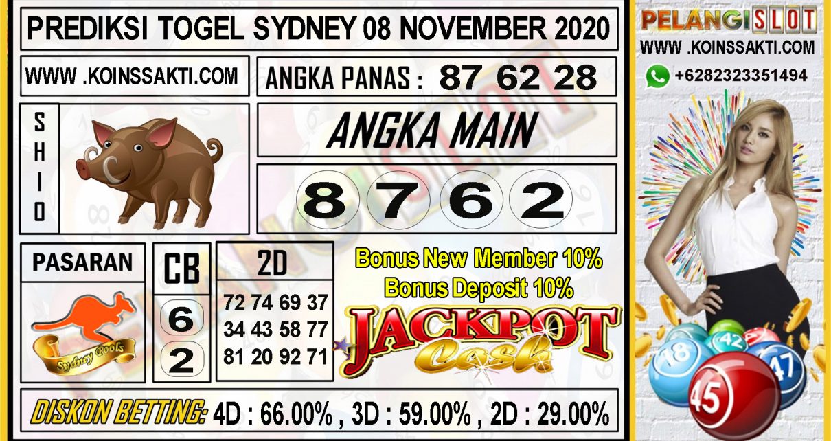 PREDIKSI TOGEL SYDNEY 08 NOVEMBER 2020