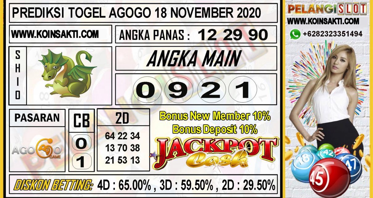 PREDIKSI TOGEL AGOGO 18 NOVEMBER 2020