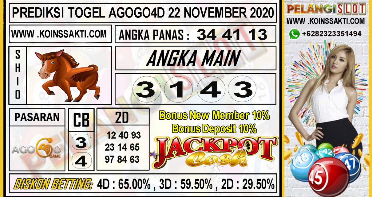 PREDIKSI TOGEL AGOGO4D 22 NOVEMBER 2020