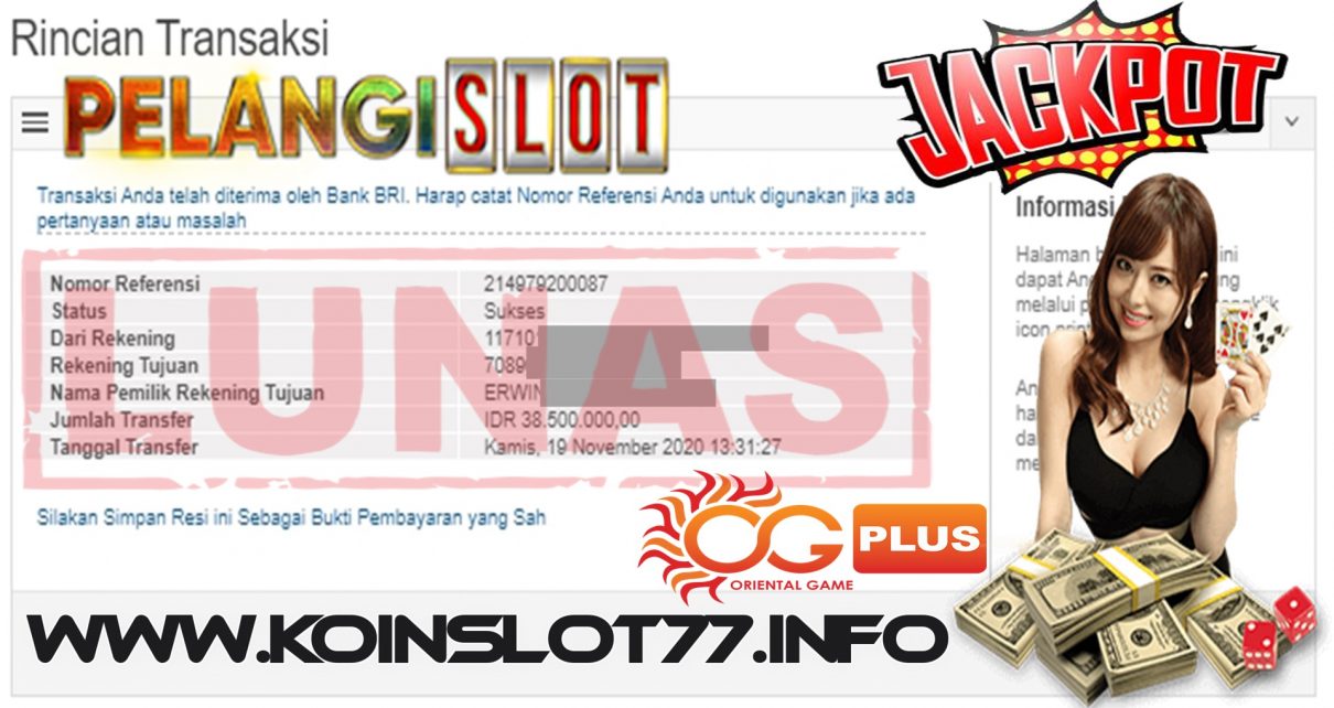 BUKTI KEMENANGAN CASINO OG PLUS