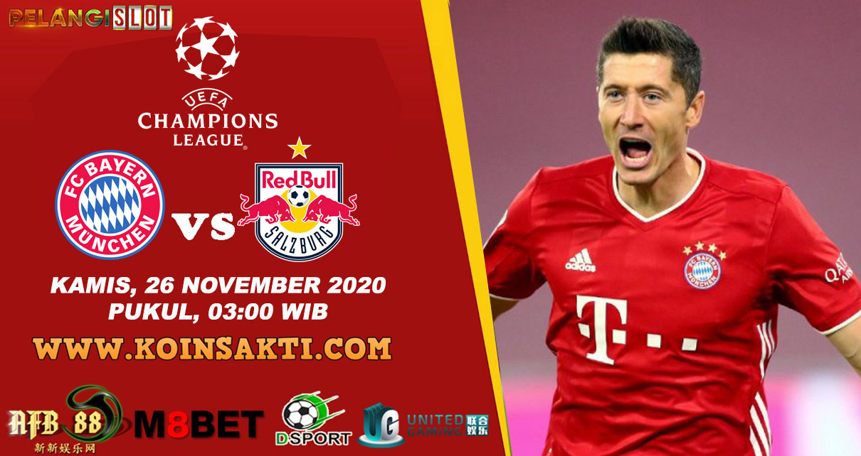 Prediksi Bayern Munchen vs Red Bull Salzburg 26 November 2020
