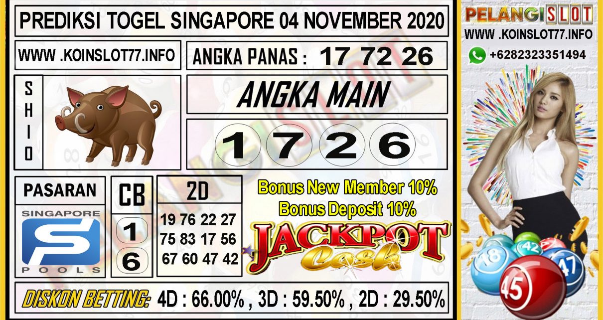 PREDIKSI TOGEL SINGAPORE 04 NOVEMBER 2020