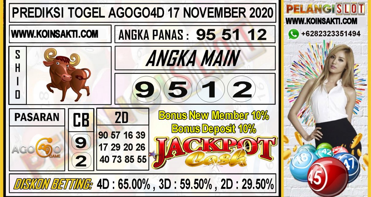 PREDIKSI TOGEL AGOGO4D 17 NOVEMBER 2020