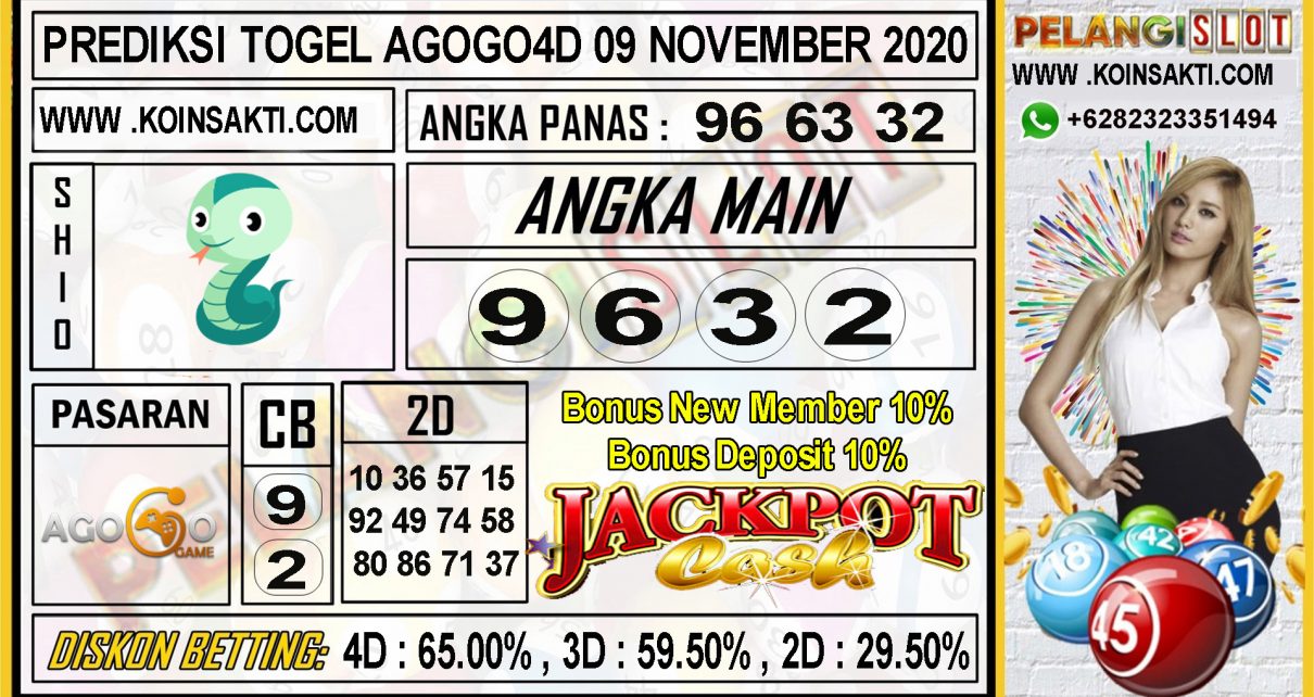 PREDIKSI TOGEL AGOGO4D 09 NOVEMBER 2020