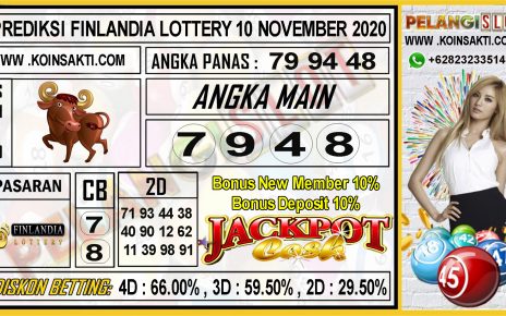 PREDIKSI FINLANDIA LOTTERY 10 NOVEMBER 2020