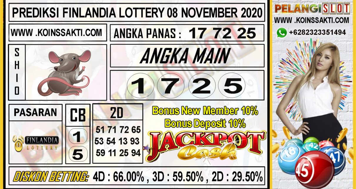 PREDIKSI FINLANDIA LOTTERY 08 NOVEMBER 2020