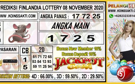 PREDIKSI FINLANDIA LOTTERY 08 NOVEMBER 2020