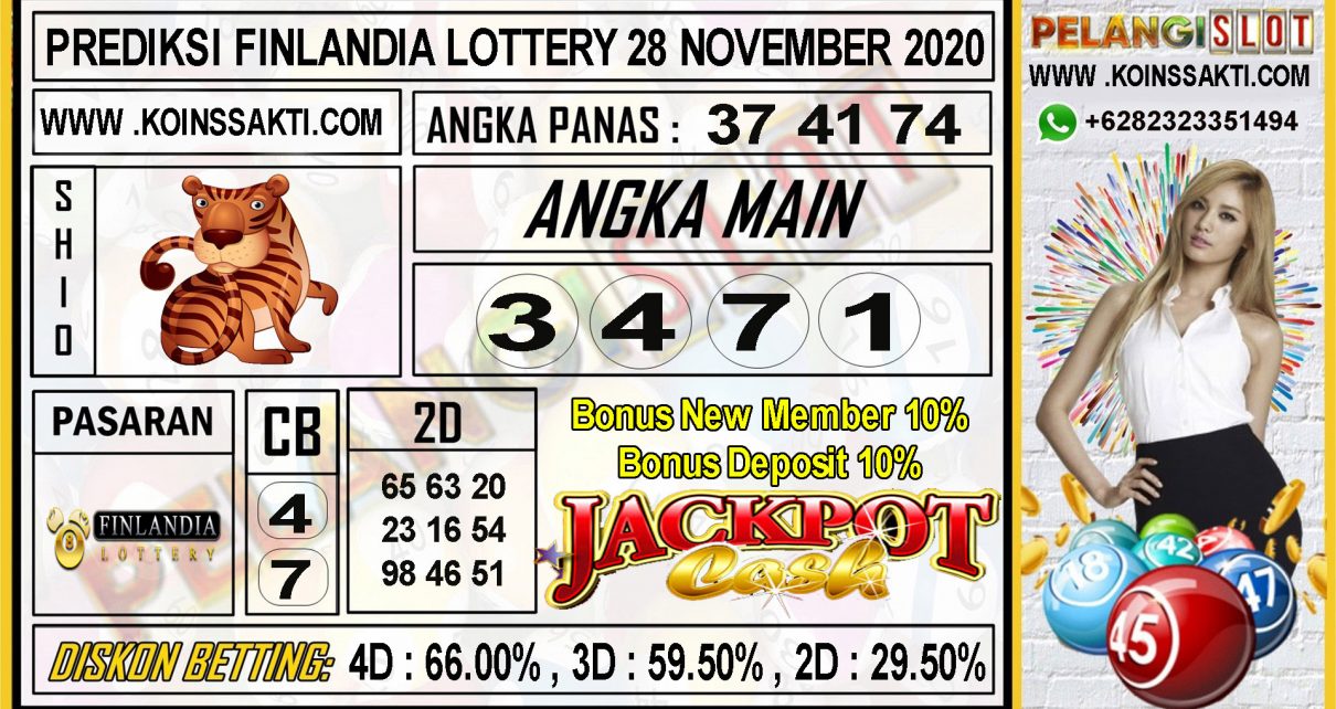 PREDIKSI FINLANDIA LOTTERY 28 NOVEMBER 2020