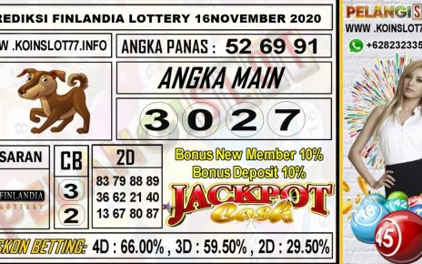 PREDIKSI FINLANDIA LOTTERY 16 NOVEMBER 2020