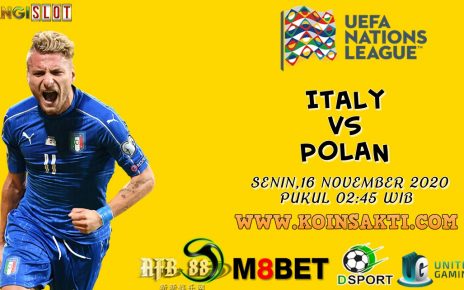 Prediksi Italia vs Polandia 16 November 2020