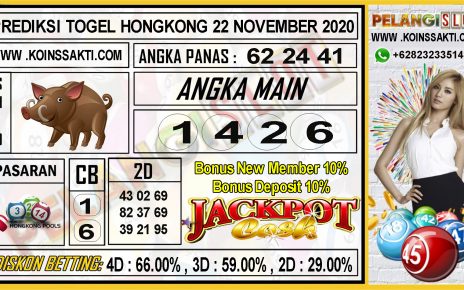 PREDIKSI TOGEL HONGKONG 22 NOVEMBER 2020