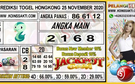 PREDIKSI TOGEL HONGKONG 25 NOVEMBER 2020