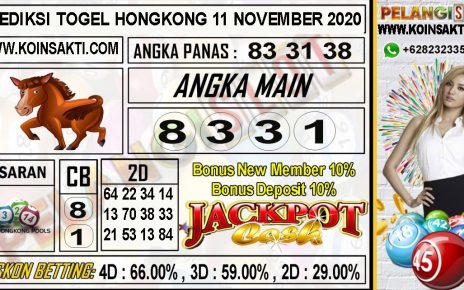 PREDIKSI TOGEL HONGKONG 11 OKTOBER 2020