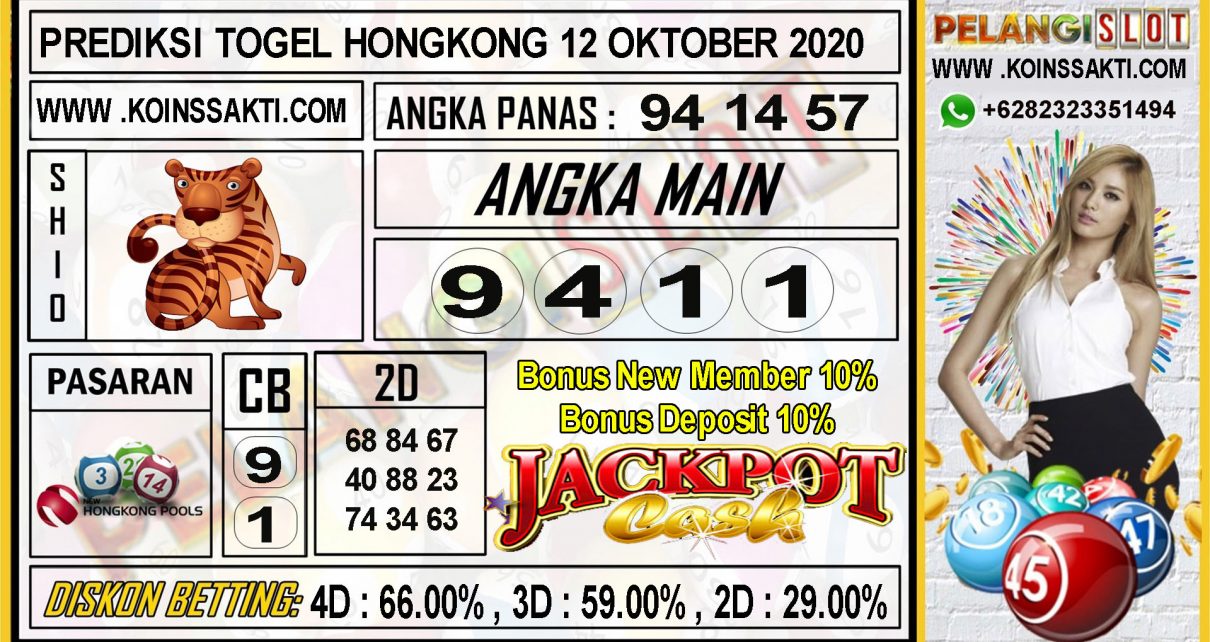 PREDIKSI TOGEL HONGKONG 12 OKTOBER 2020