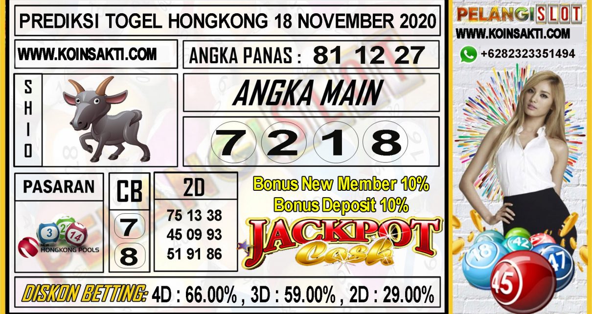 PREDIKSI TOGEL HONGKONG 18 NOVEMBER 2020