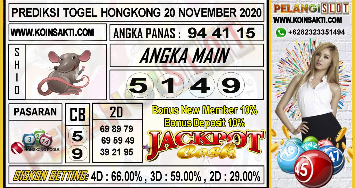 PREDIKSI TOGEL HONGKONG 20 NOVEMBER 2020