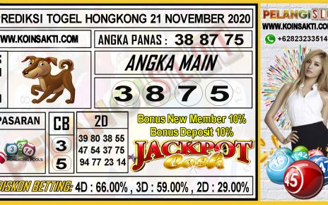 PREDIKSI TOGEL HONGKONG 21 NOVEMBER 2020