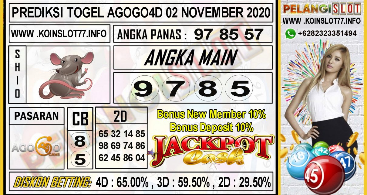 PREDIKSI TOGEL AGOGO4D 01 NOVEMBER 2020