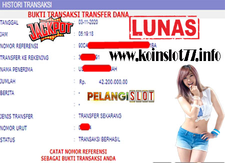 Member PelangiSlot Jackpot JDB SLOT 03 NOVEMBER 2020