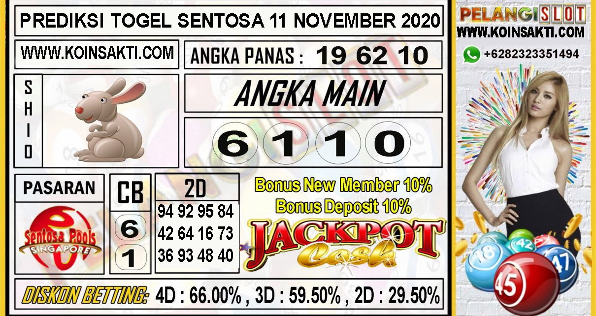 PREDIKSI TOGEL SENTOSA 11 NOVEMBER 2020