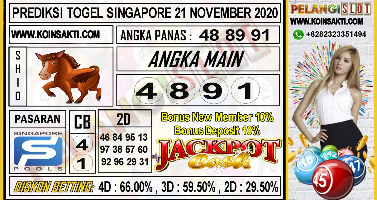 PREDIKSI TOGEL SINGAPORE 21 NOVEMBER 2020