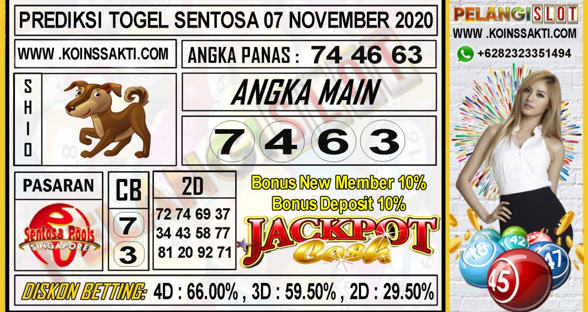 PREDIKSI TOGEL SENTOSA 07 NOVEMBER 2020